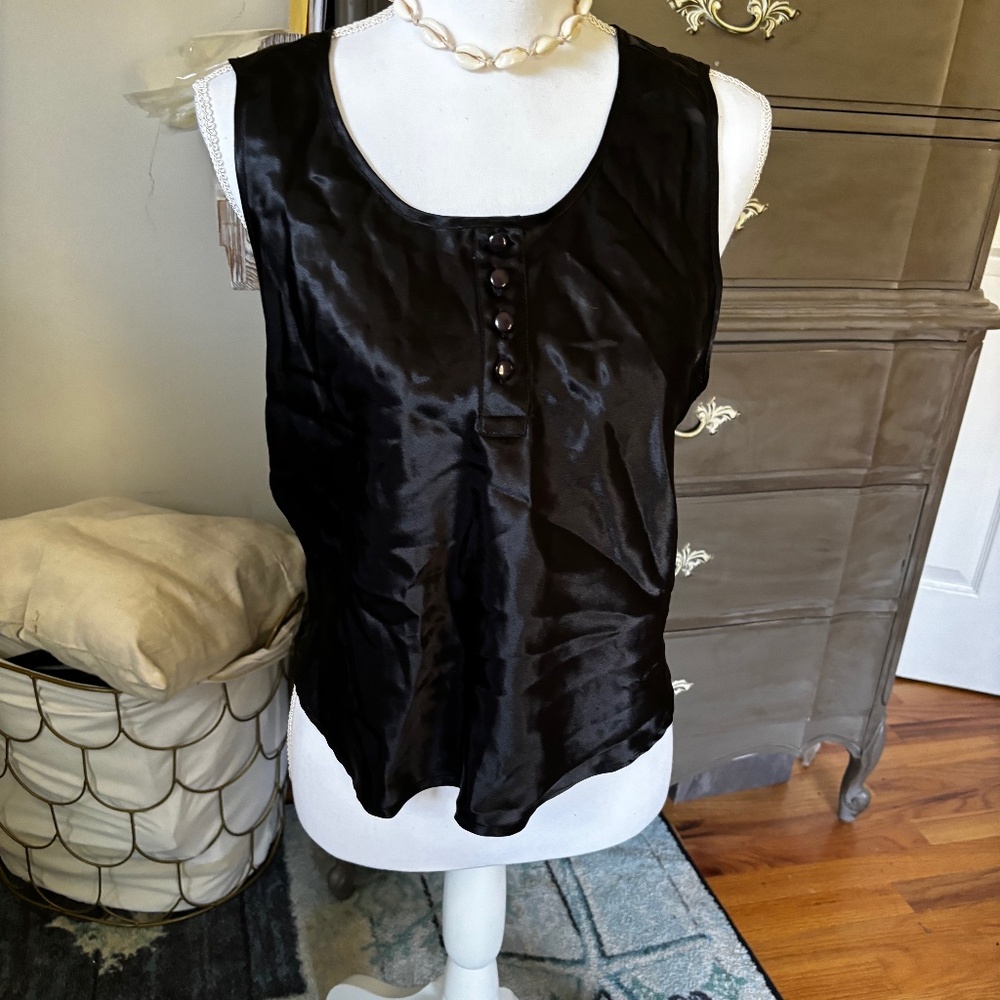 Adam & Eve Black XL Top Sleepwear